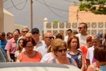 San Ignacio de Loyola se despide de sus fiestas en La Majadilla-Telde (Foto Francisco Javier Santana)